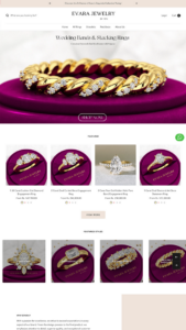 Shopify Jewelry store design